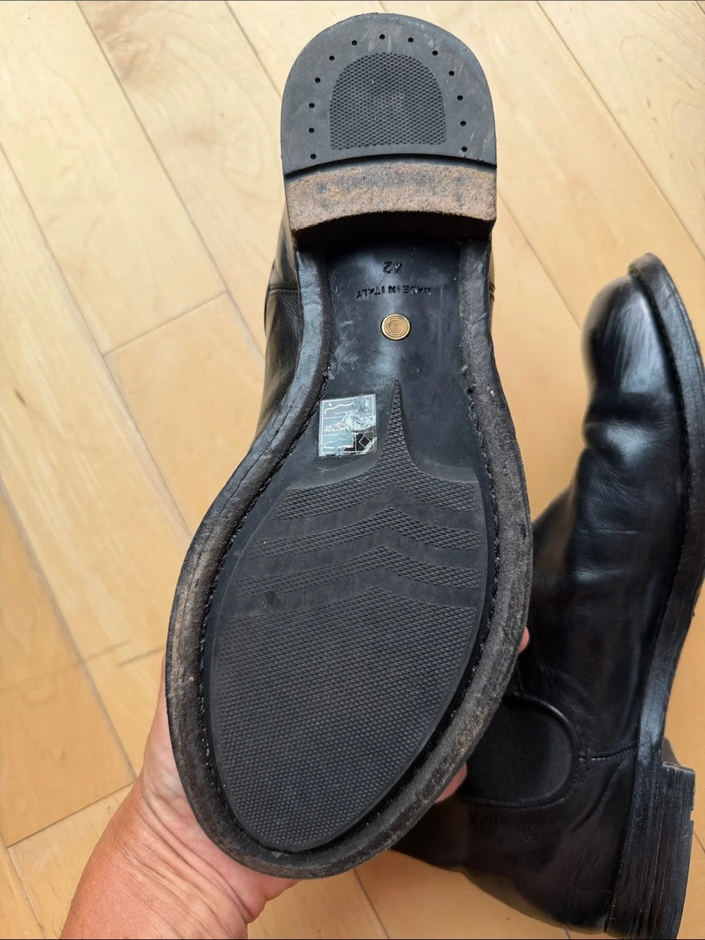 Famous Duca Del Nord Italian Leather Chelsea Dress Boot